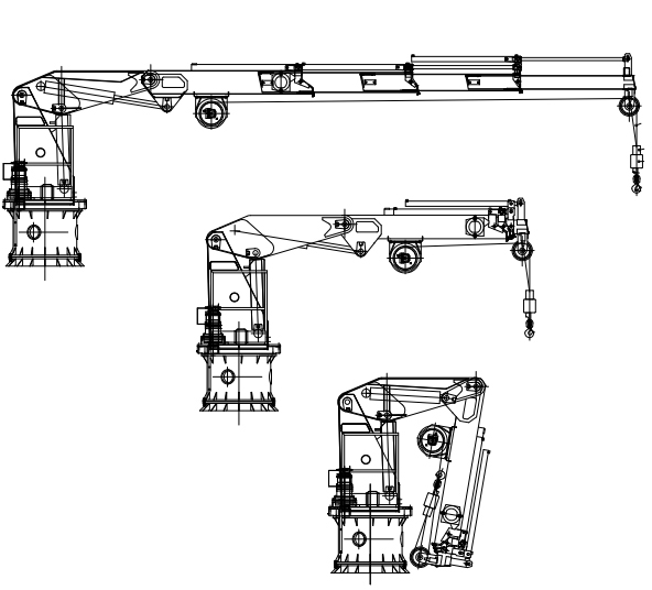 Telescopic Knuckle Boom Crane